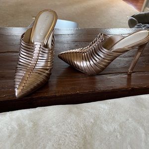 Kenneth Cole Riley fisher mule in a gorgeous rose gold - size 7 new